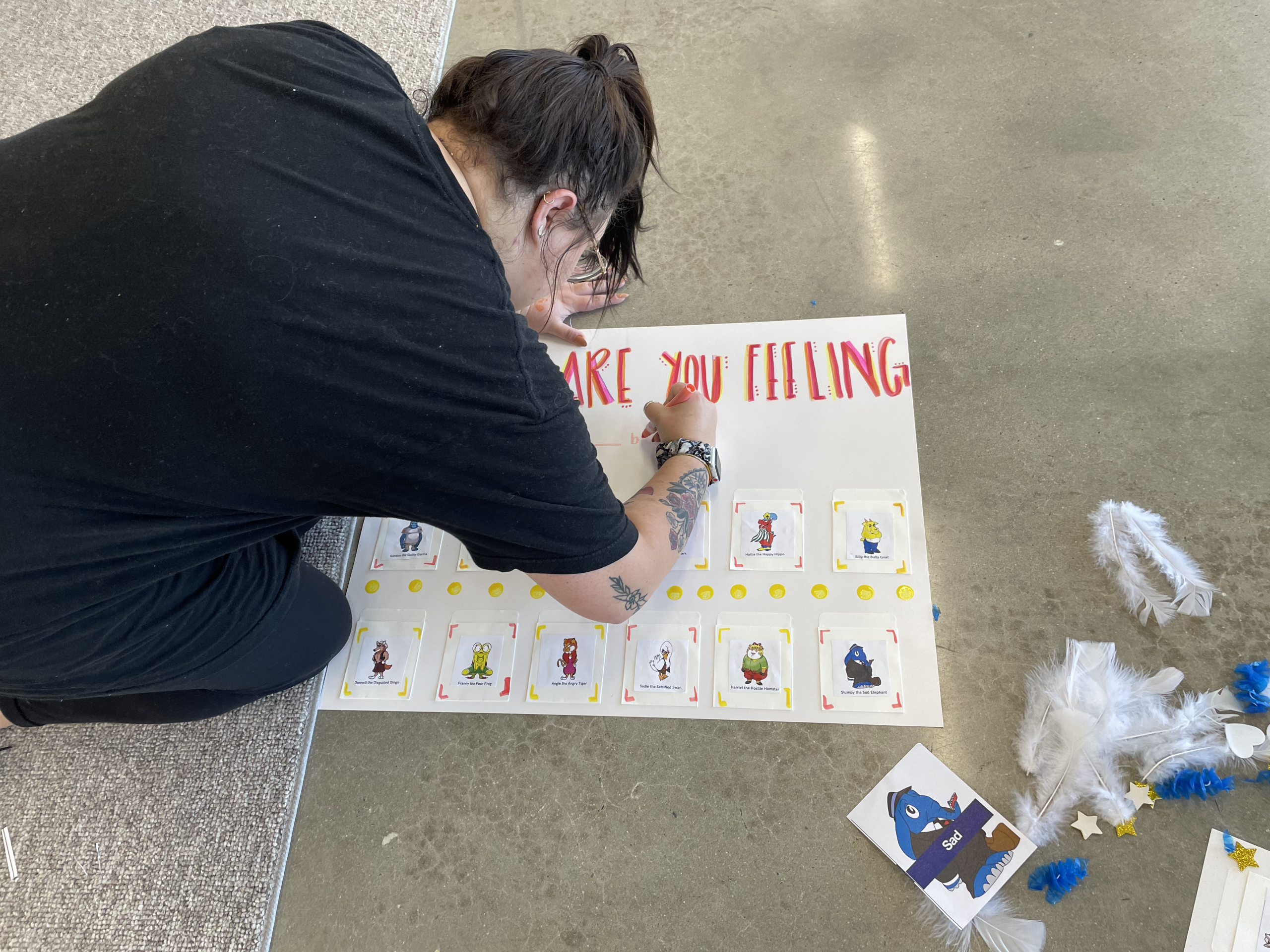 Our Staff Learned About Processing Their Feelings FEED workshop photo