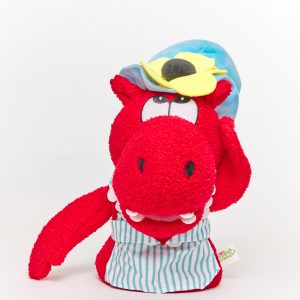 Hattie the Happy Hippo hand puppet